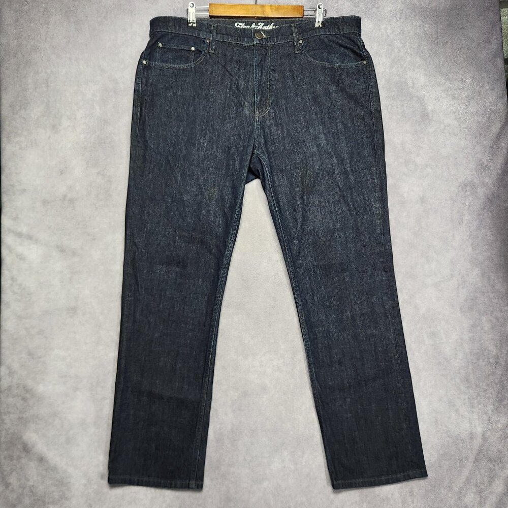 Flag & Anthem Jeans Mens 38x30 Nashville Straight Bennington Wash Denim Pants - Picture 4 of 16